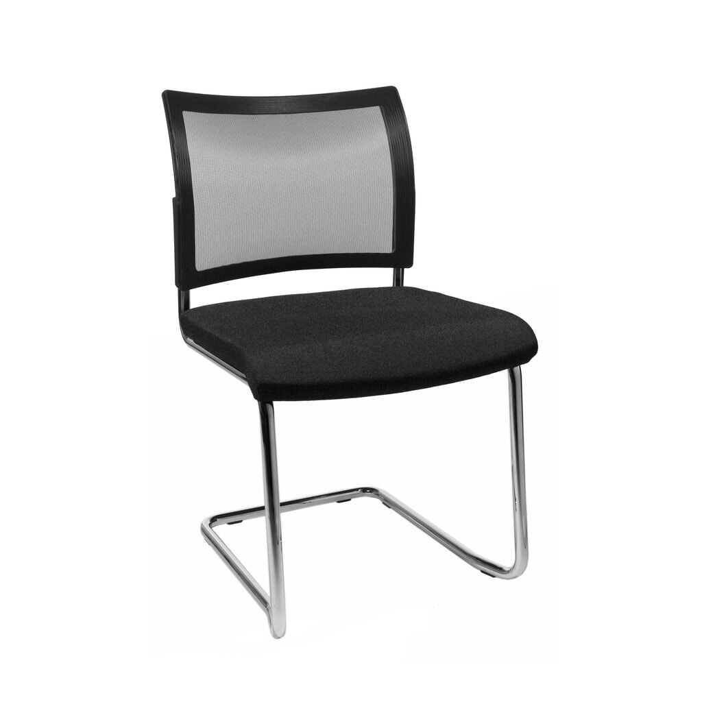 Product afbeelding: Conferentiestoel Topstar® New Age met netrugleuning, zwart