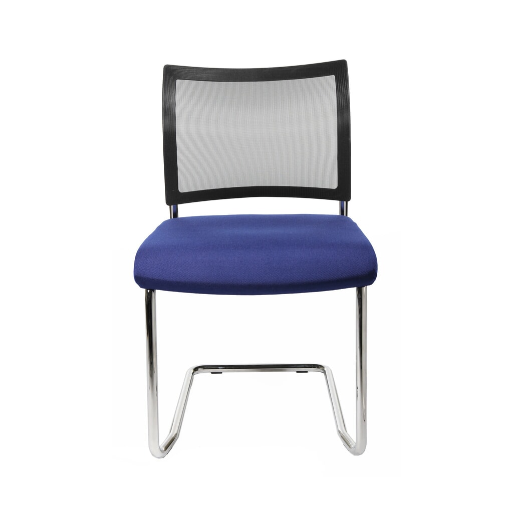 Product afbeelding: Conferentiestoel Topstar® New Age met netrugleuning, blauw