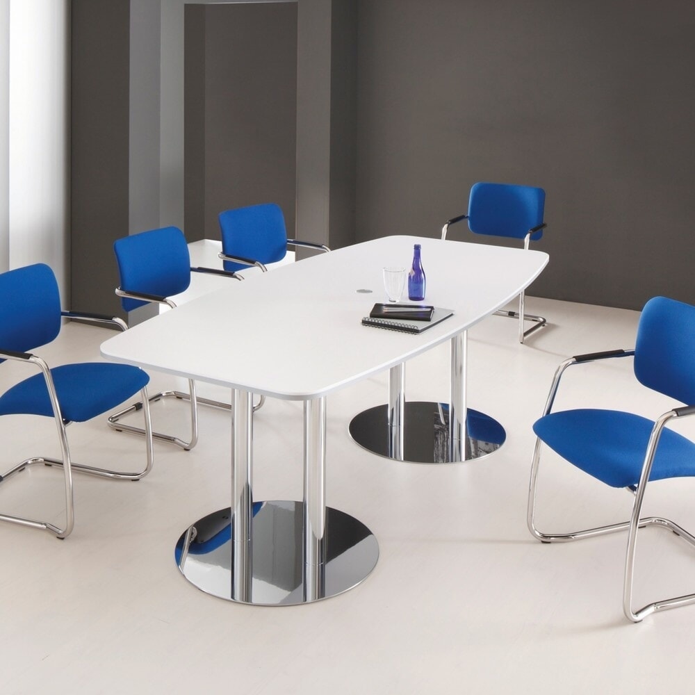 Productafbeelding nr. 1: Conferentietafel Meeting, bxd 2.200 x 1.050 mm, wit