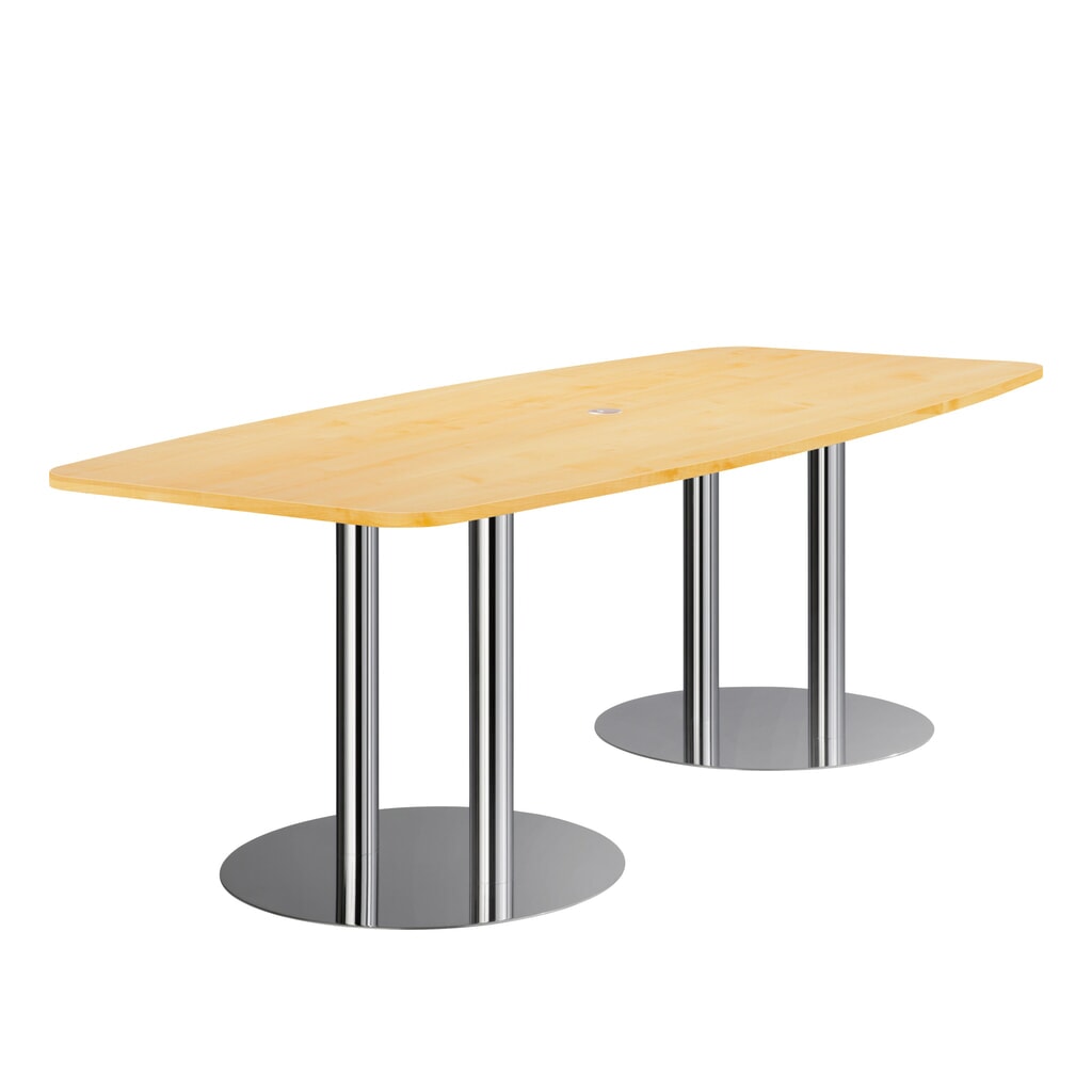 Conferentietafel Meeting, bxd 2.200 x 1.050 mm, ahorn Product afbeelding: Conferentietafel Meeting, bxd 2.200 x 1.050 mm, ahorn