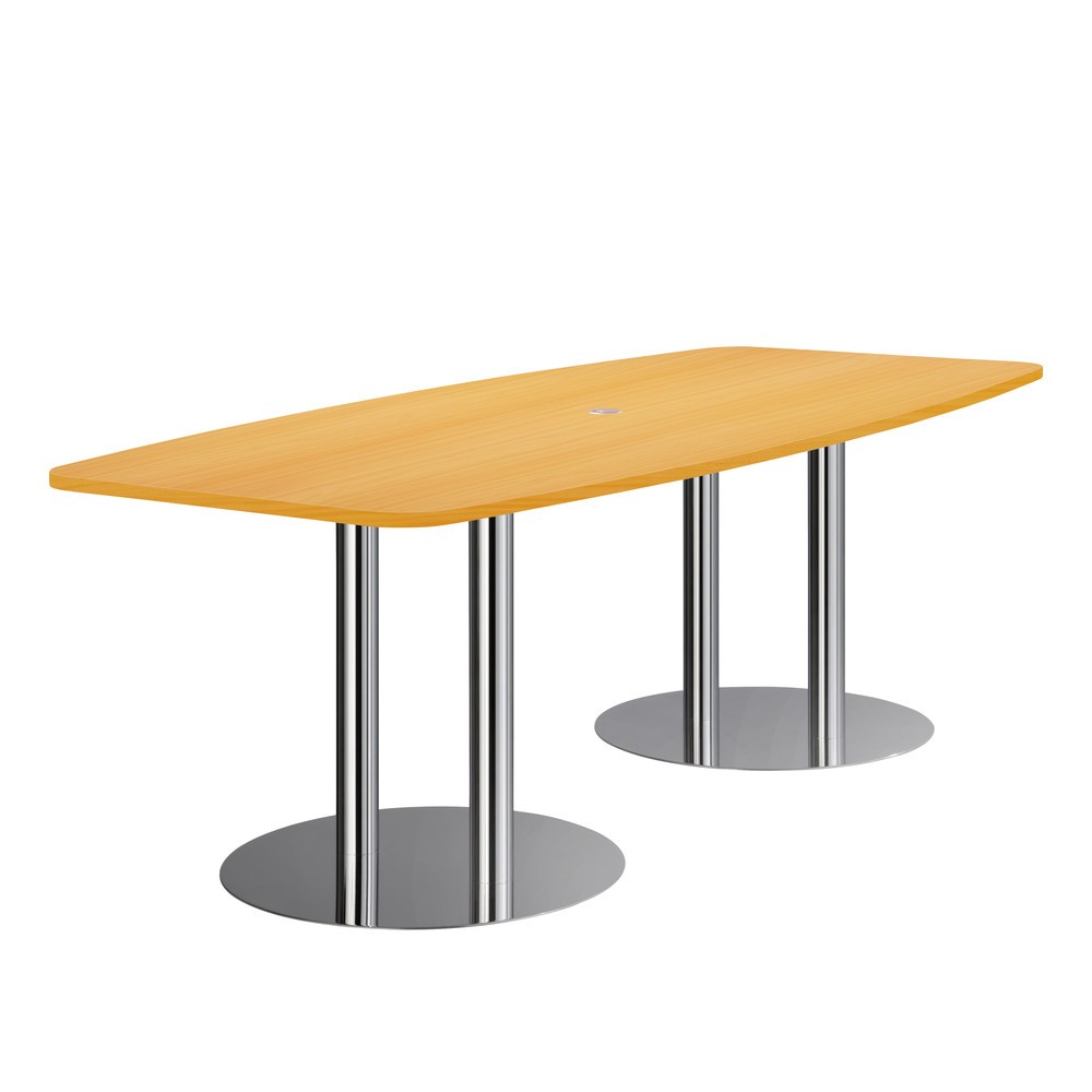 Productafbeelding nr. 6: Conferentietafel Meeting, bxd 2.200 x 1.050 mm, beuk