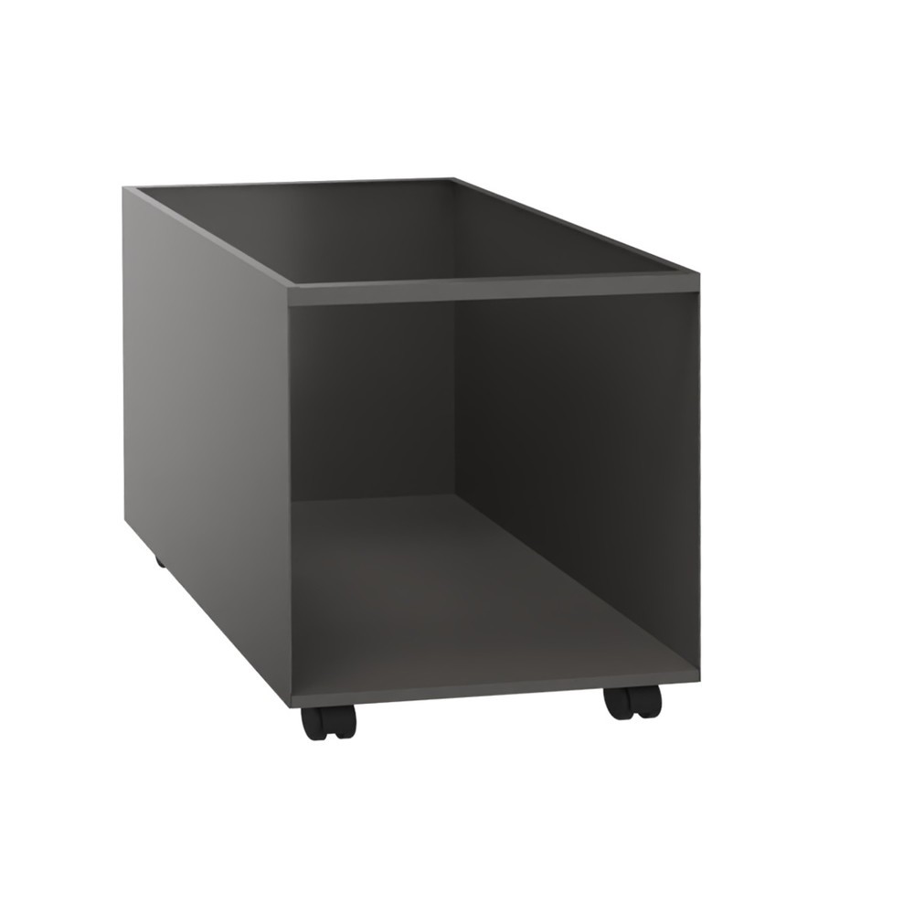 Productafbeelding nr. 2: Container met kunststof inzet, verrijdbaar, hxbxd 525 x 500 x 650 mm, antracietgrijs