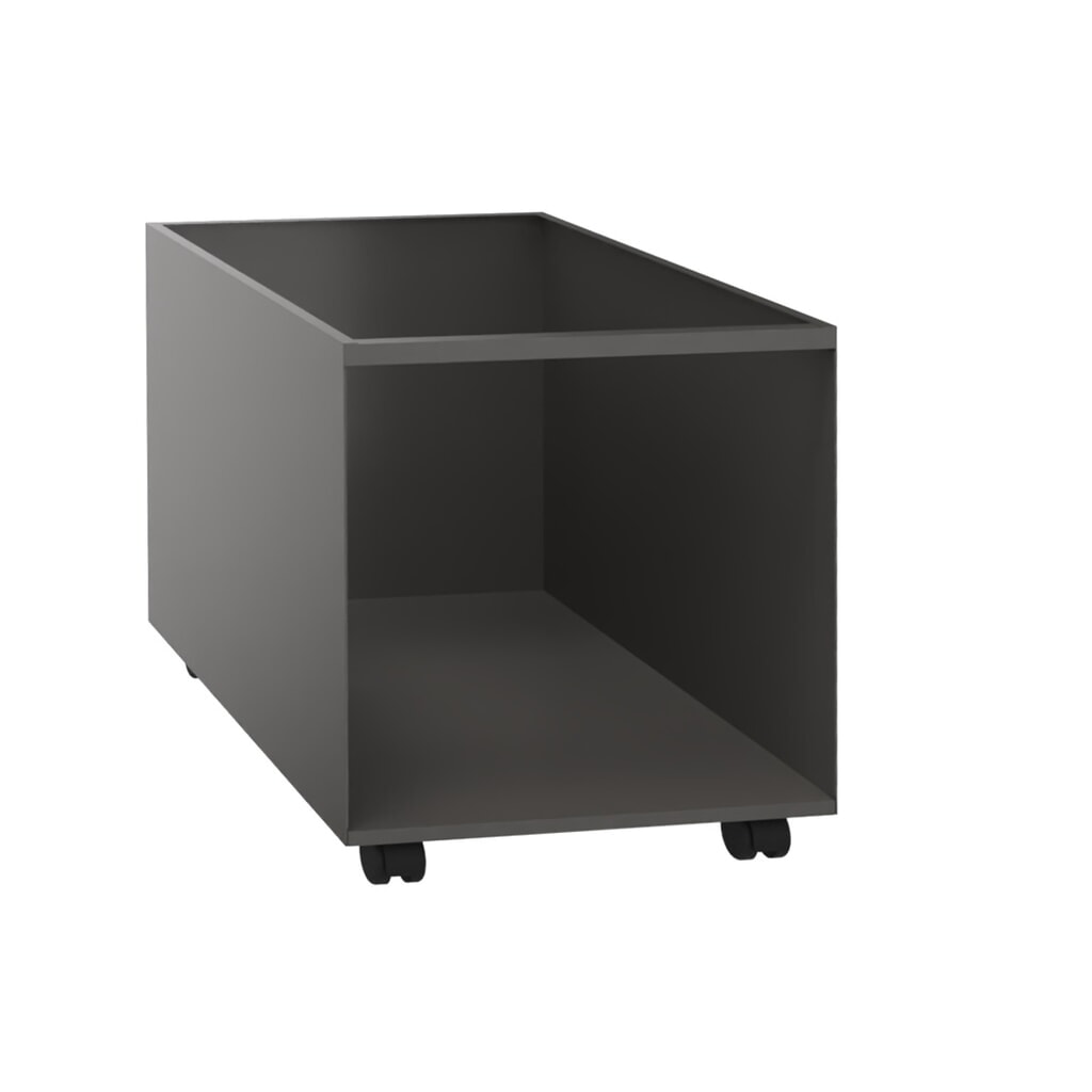 Productafbeelding nr. 2: Container met kunststof inzet, verrijdbaar, hxbxd 525 x 500 x 650 mm, antracietgrijs
