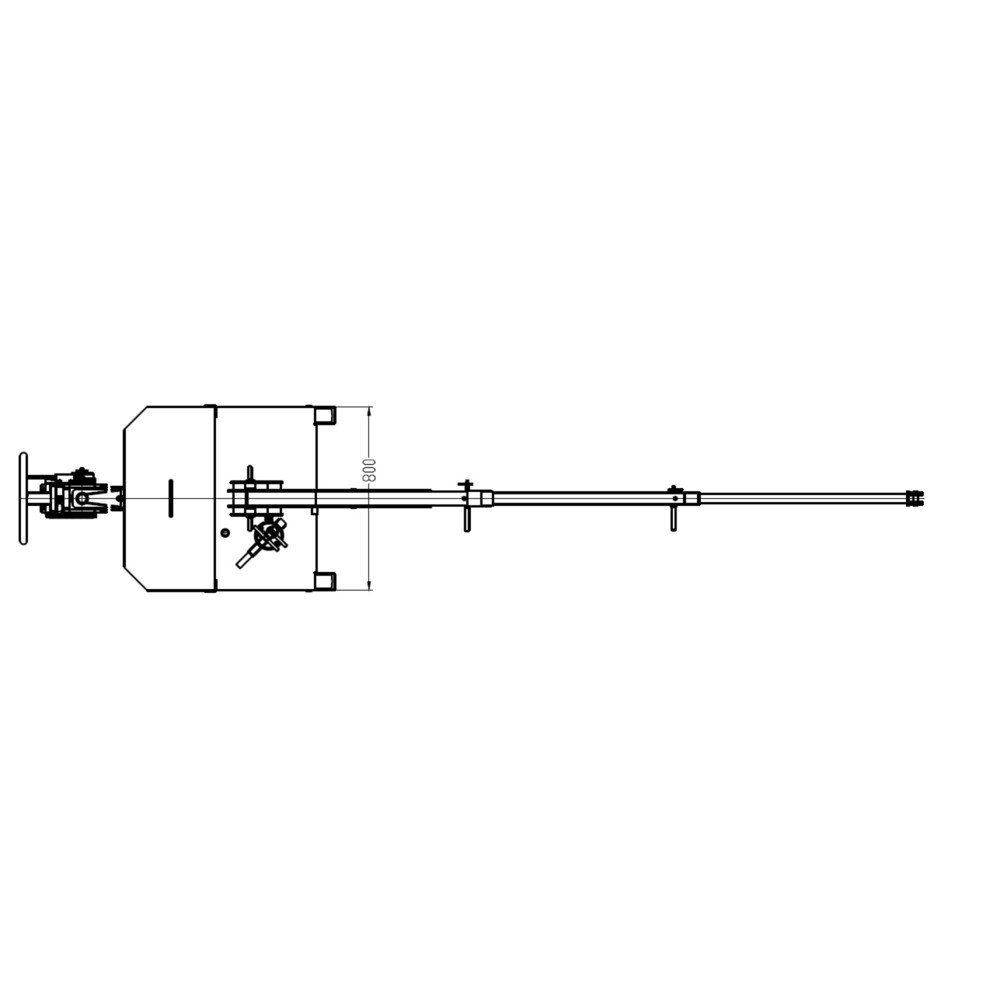 Productafbeelding nr. 3: Contragewichtkraan met hefhoogte tot 3.750 mm, cap. 500 kg