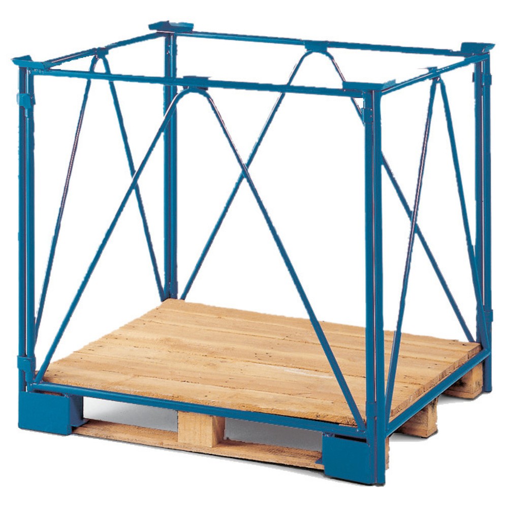 Product afbeelding: CORDES opzetframe voor pallets, 4 diagonaalbuizen, voor europallets, gelakt, hoogte 1.000 mm