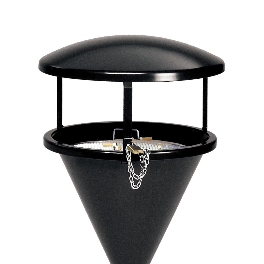 Product afbeelding: Dak voor staande asbak VAR® CLASSIC, staal, antiek-zilver