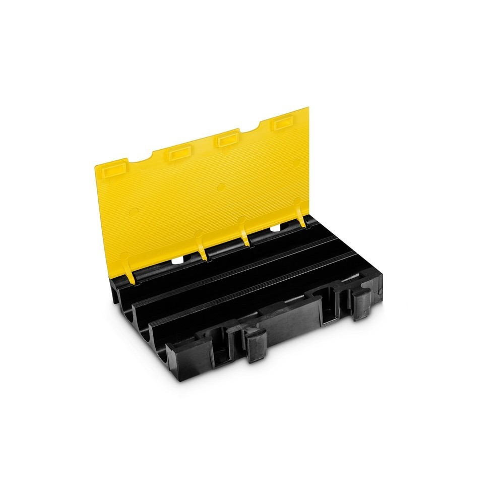 Productafbeelding nr. 3: Defender® by Adam Hall kabelbrug MIDI 3 2D middensectie, 3 kanalen, zwart/geel, halve uitvoering