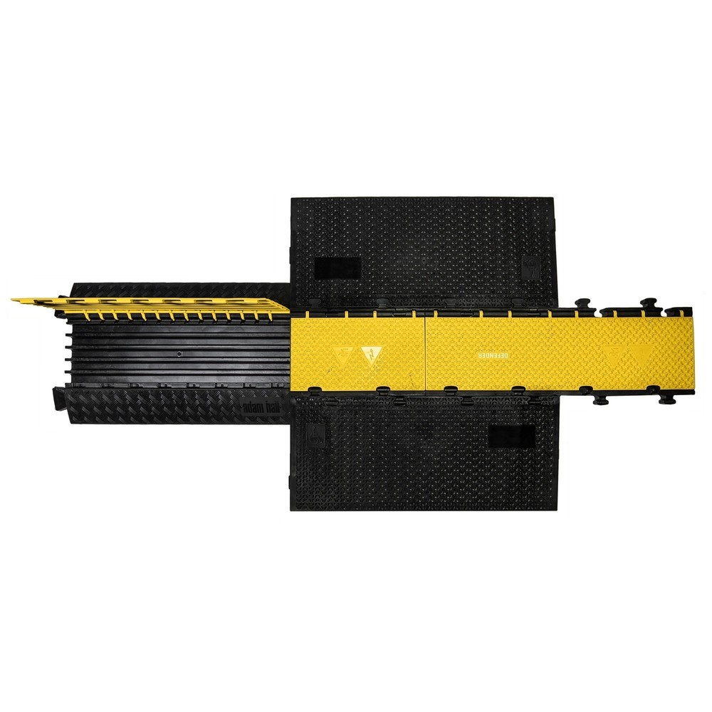 Productafbeelding nr. 4: Defender® by Adam Hall kabelbrug MIDI 3 2D middensectie, 3 kanalen, zwart/geel, halve uitvoering