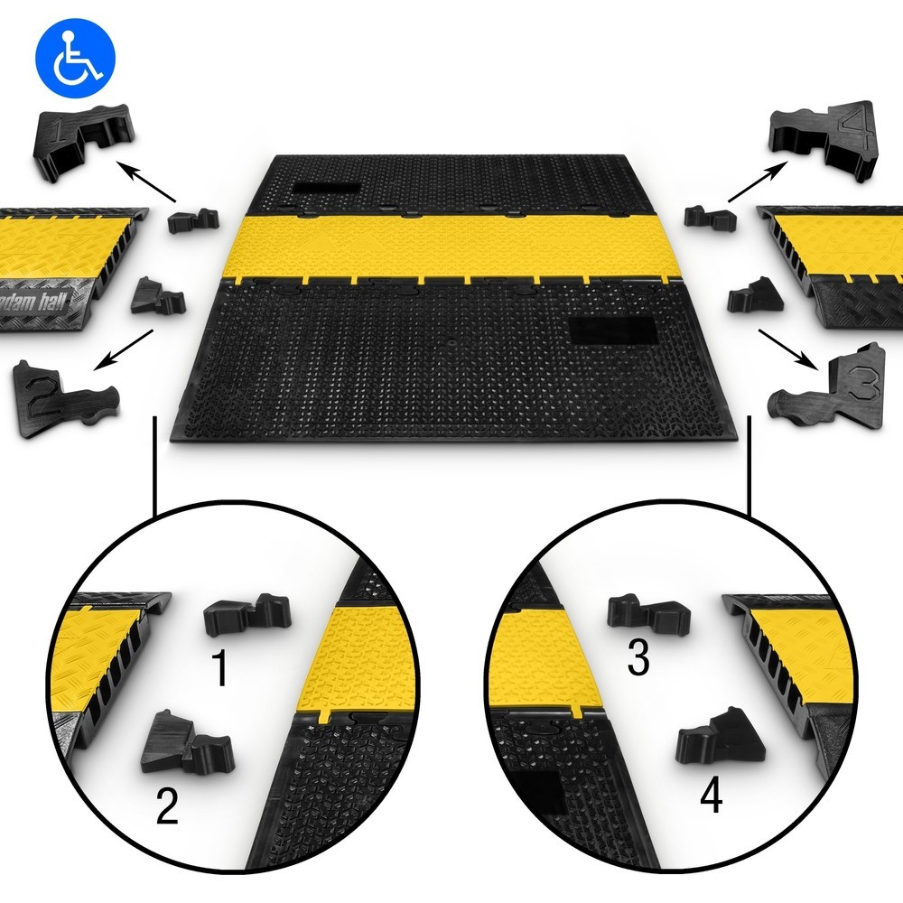 Productafbeelding nr. 3: Defender® by Adam Hall kabelbrug MIDI 3 2D adapterset