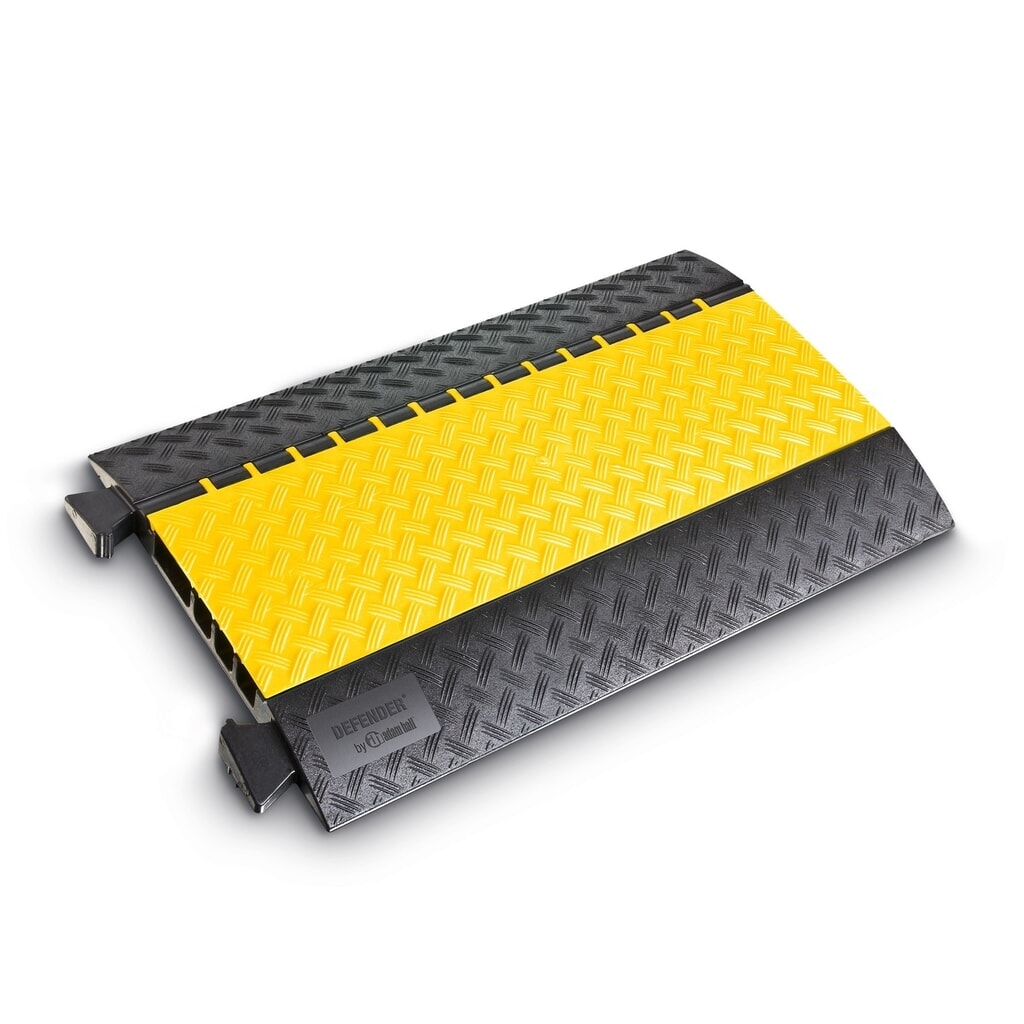 Product afbeelding: Defender® by Adam Hall kabelbrug MIDI 4C, 4 kanalen, zwart/geel