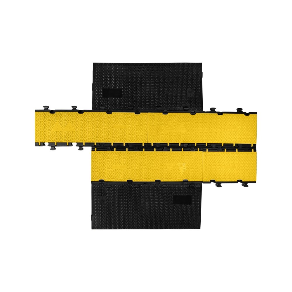 Productafbeelding nr. 4: Defender® by Adam Hall kabelbrug MIDI 5 2D middensectie, 5 kanalen, zwart/geel, halve uitvoering