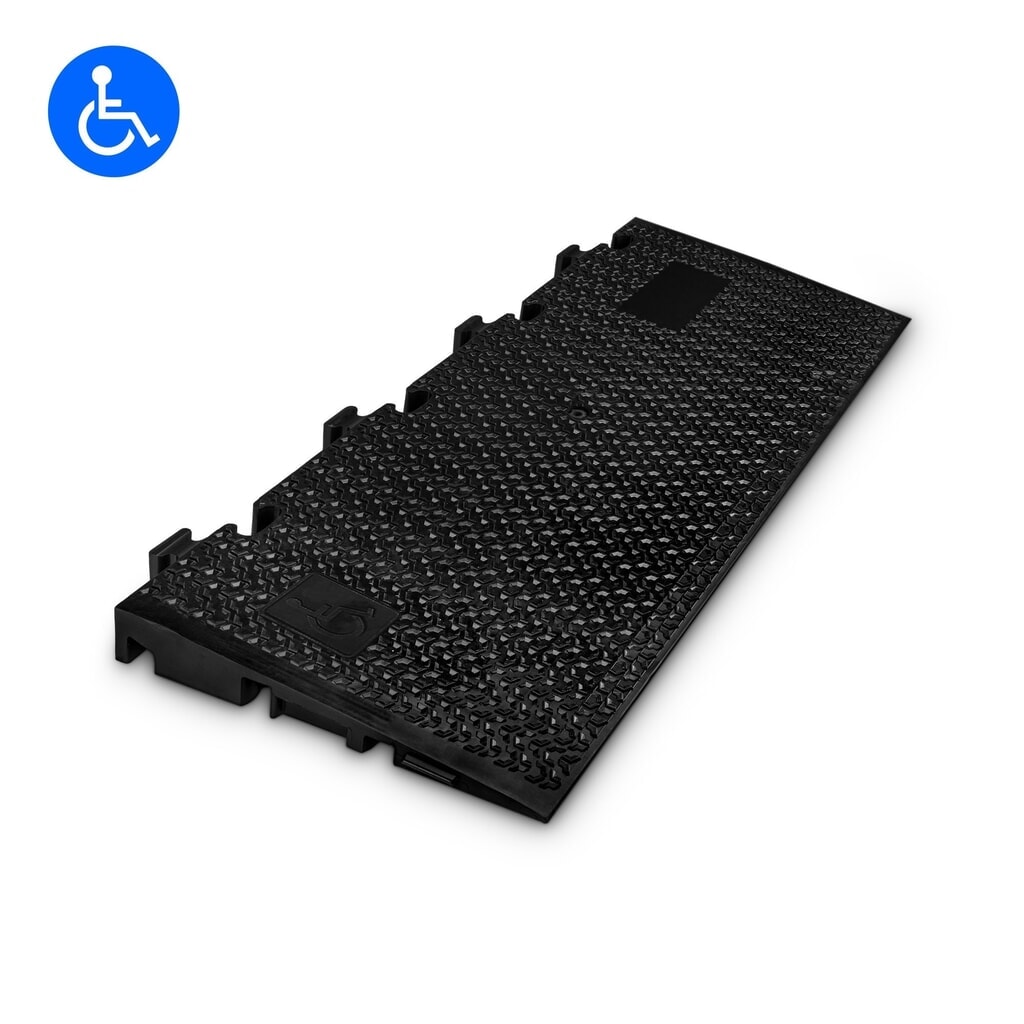 Defender® by Adam Hall kabelbrug MIDI 5 2D oprijplaat, zwart Product afbeelding: Defender® by Adam Hall kabelbrug MIDI 5 2D oprijplaat, zwart