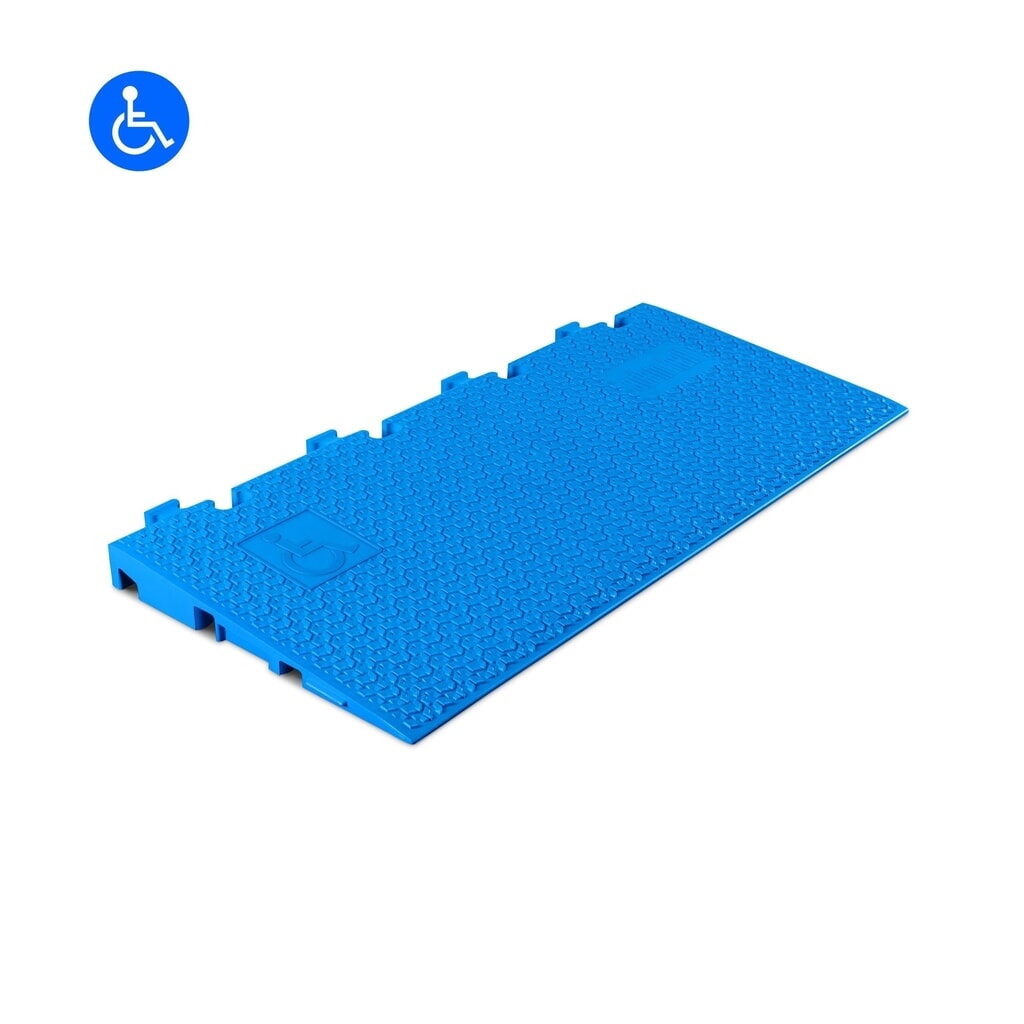 Defender® by Adam Hall kabelbrug MIDI 5 2D oprijplaat, blauw Product afbeelding: Defender® by Adam Hall kabelbrug MIDI 5 2D oprijplaat, blauw