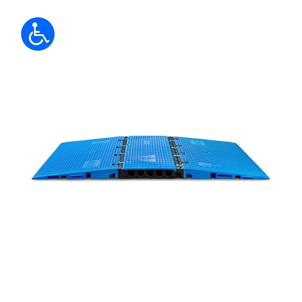 Productafbeelding nr. 1: Defender ® by Adam Hall kabelbrug MIDI 5 2D rolstoelhelling set, blauw