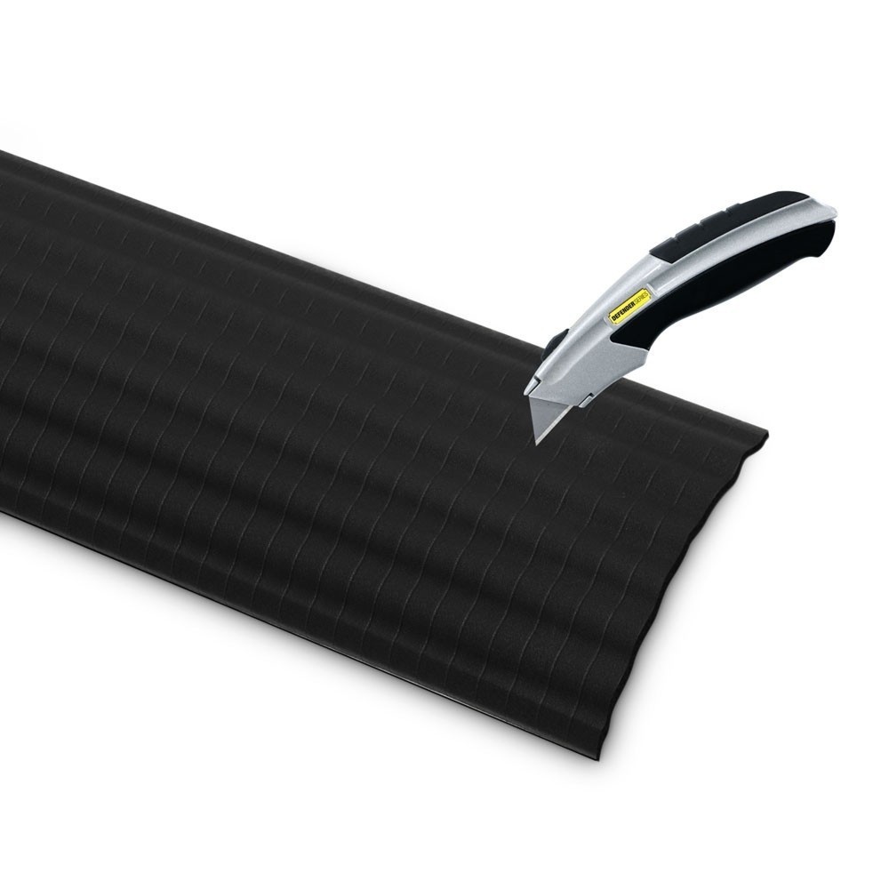 Productafbeelding nr. 3: Defender® by Adam Hall kabelbrug OFFICE 90° bocht, 4 kanalen, grijs