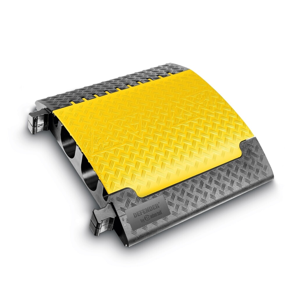Defender® by Adam Hall kabelbrug ULTRA L, 4 kanalen, zwart/geel Product afbeelding: Defender® by Adam Hall kabelbrug ULTRA L, 4 kanalen, zwart/geel