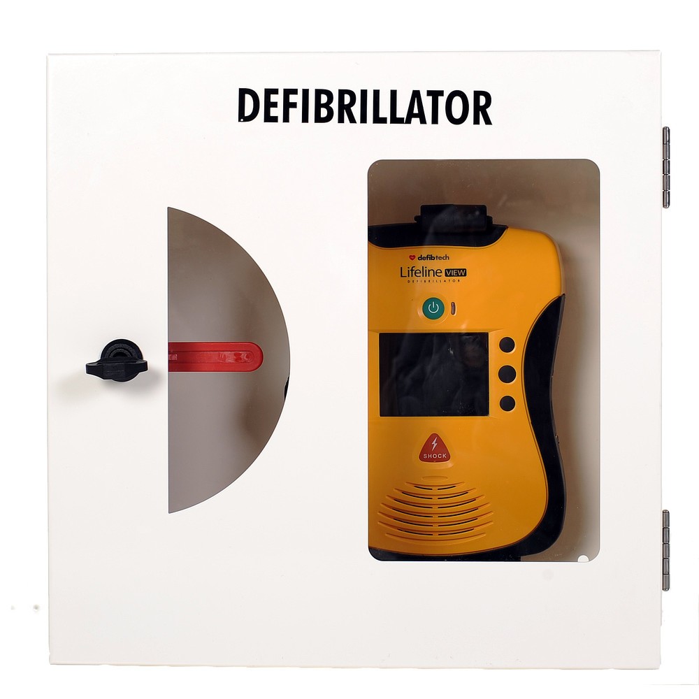 Productafbeelding nr. 3: defibtech Defibrillatorkast met breekglas en geluidsalarm, zuiver wit