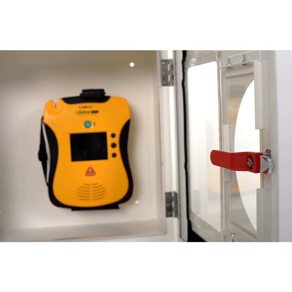 Productafbeelding nr. 2: defibtech Defibrillatorkast met breekglas en geluidsalarm, zuiver wit