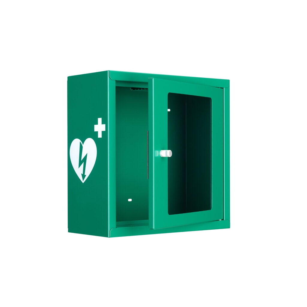 defibtech Defibrillatorkast met geluidsalarm, signaalgroen Productafbeelding nr. 3: defibtech Defibrillatorkast met geluidsalarm, signaalgroen