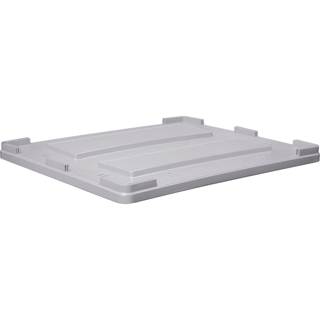 Product afbeelding: Deksel voor containers van polyethyleen, volume 600 liter, grijs