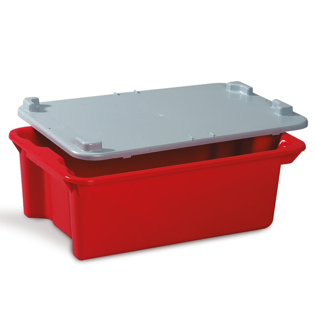 Deksel voor draaistapelbakken, voor volume 6 liter Product afbeelding: Deksel voor draaistapelbakken, voor volume 6 liter