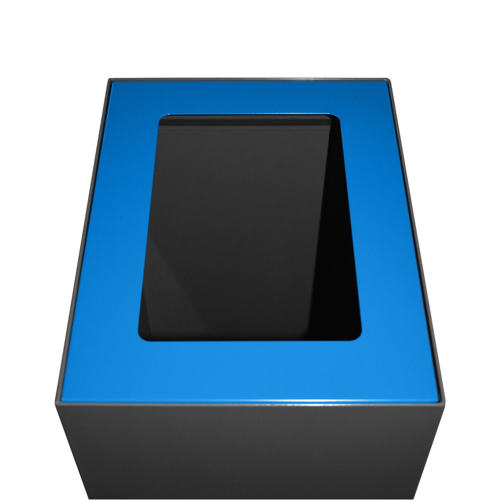 Deksel voor modulair afvalscheidingssysteem, 60 liter, blauw Product afbeelding: Deksel voor modulair afvalscheidingssysteem, 60 liter, blauw