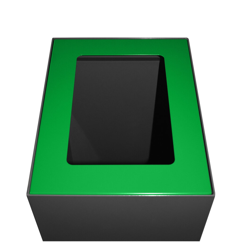 Deksel voor modulair afvalscheidingssysteem, 60 liter, groen Product afbeelding: Deksel voor modulair afvalscheidingssysteem, 60 liter, groen