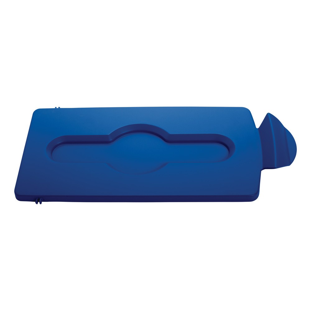 Product afbeelding: Deksel voor recyclingstation Rubbermaid® Slim Jim, gesloten, blauw