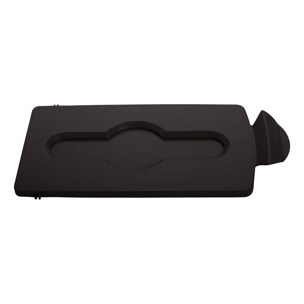 Product afbeelding: Deksel voor recyclingstation Rubbermaid® Slim Jim, gesloten, bruin