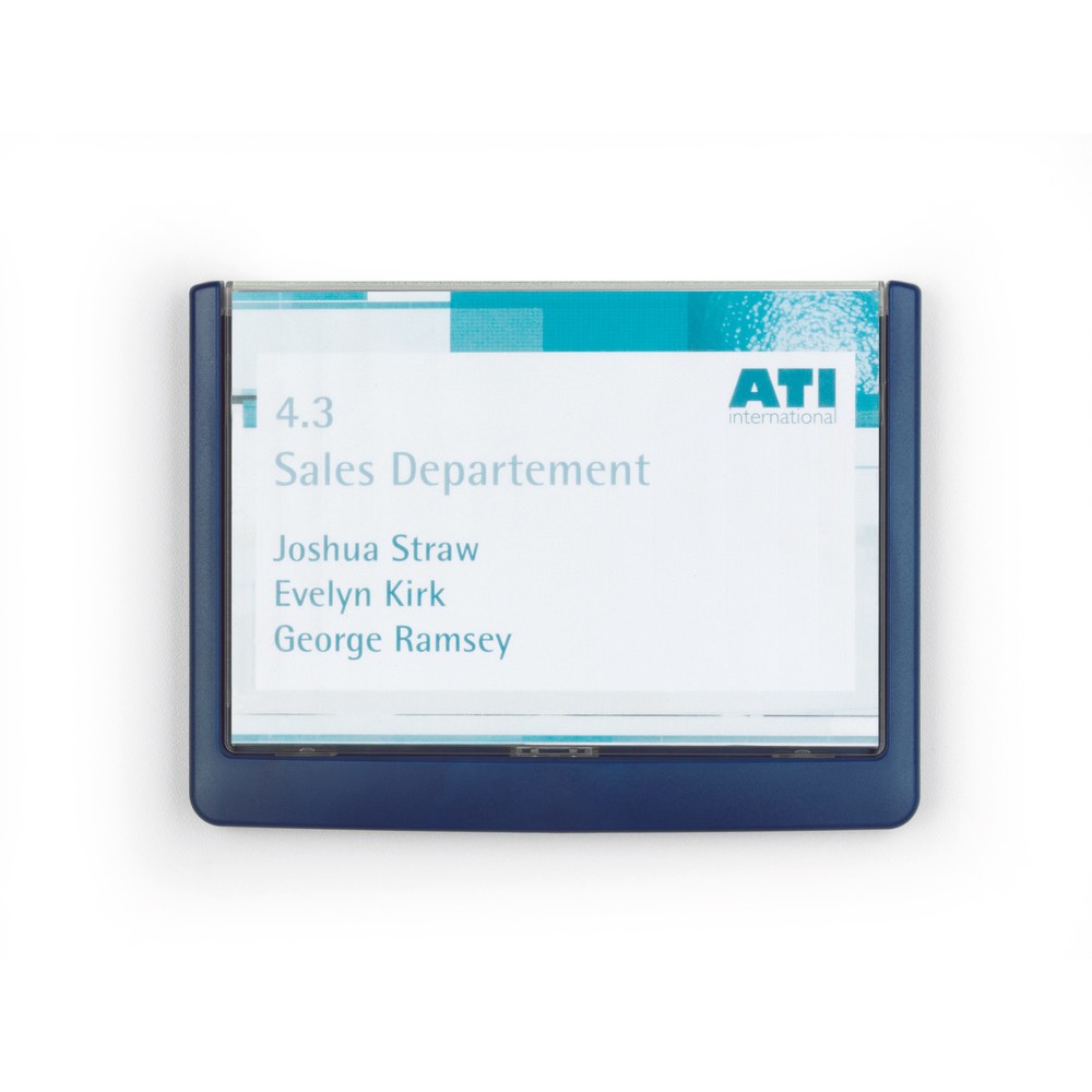Productafbeelding nr. 1: Deurbord DURABLE Click Sign, hxb 105,5 x 149 mm, donkerblauw