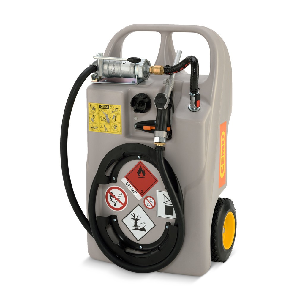 Product afbeelding: Dieseltrolley CEMO, 60 l, met handpomp en tapventiel