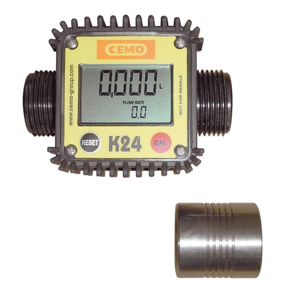 Product afbeelding: Digitale debietteller voor UNI- en MULTI-tanks CEMO, meetbereik 10-120 l/min
