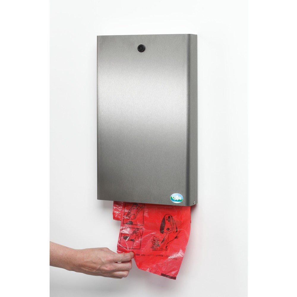 Productafbeelding nr. 2: Dispenser voor hondenpoepzakjes VAR® DS 2, roestvrij staal