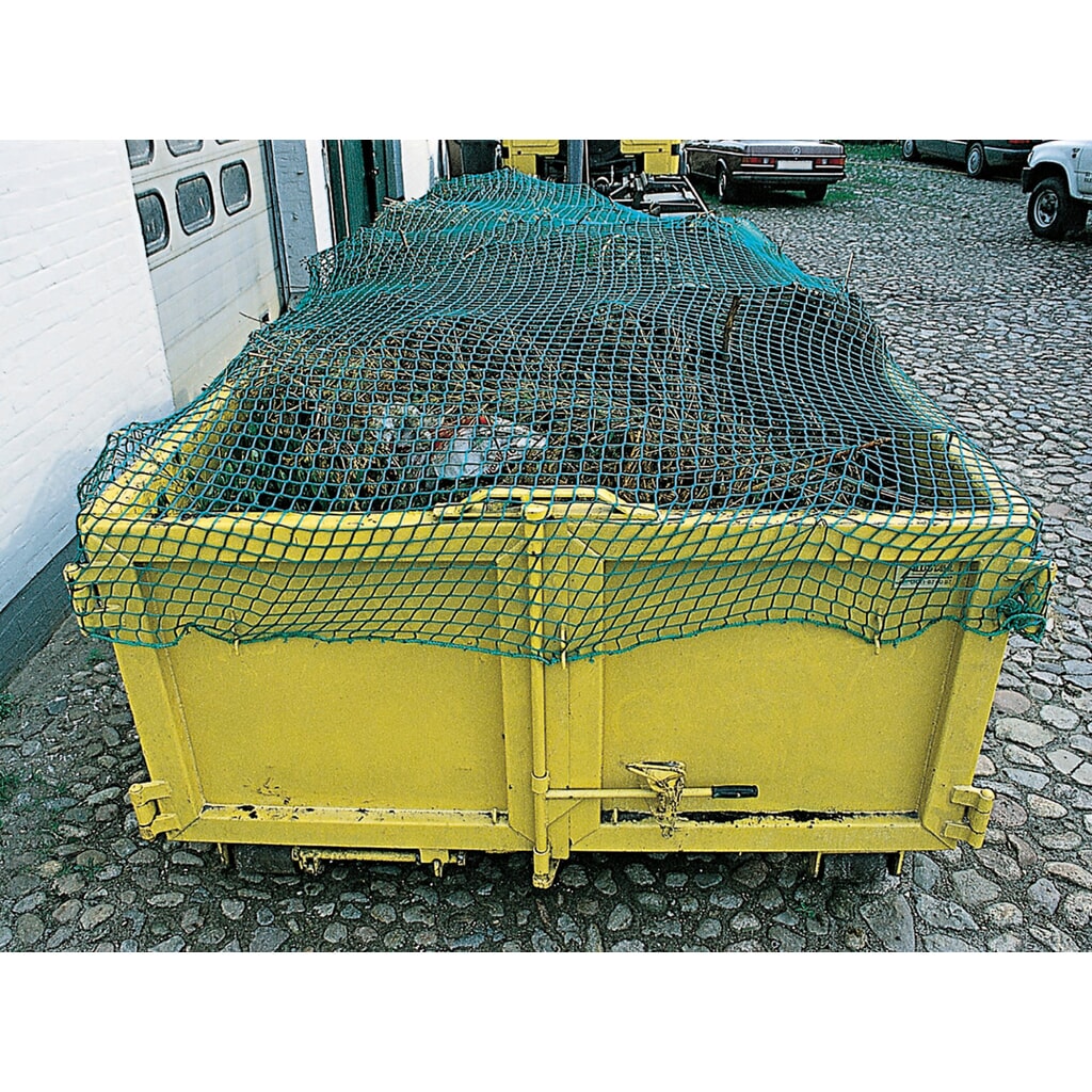 Dolezych containerafdeknet, knooploos, omtrekrand, maaswijdte 45 mm, afmetingen 3,0 x 3,50 m Product afbeelding: Dolezych containerafdeknet, knooploos, omtrekrand, maaswijdte 45 mm, afmetingen 3,0 x 3,50 m