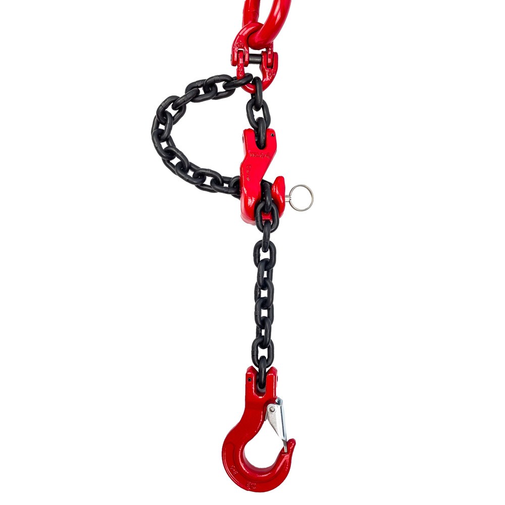 Productafbeelding nr. 7: Dolezych DoKett ketting, 4 streng, nominale dikte 8 mm, lengte 2 m, met verkorte haak