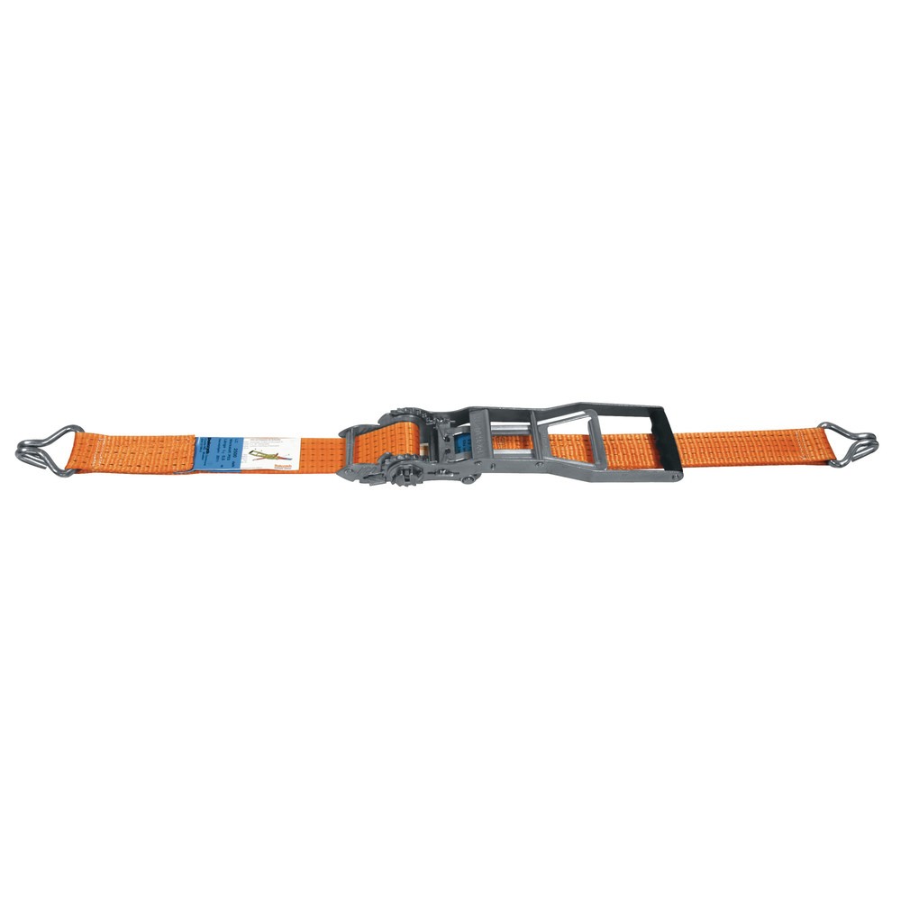 Product afbeelding: Dolezych DoMulti 5000 sjorband met lange hendel, trekratel en profielhaak, lengte 8 m