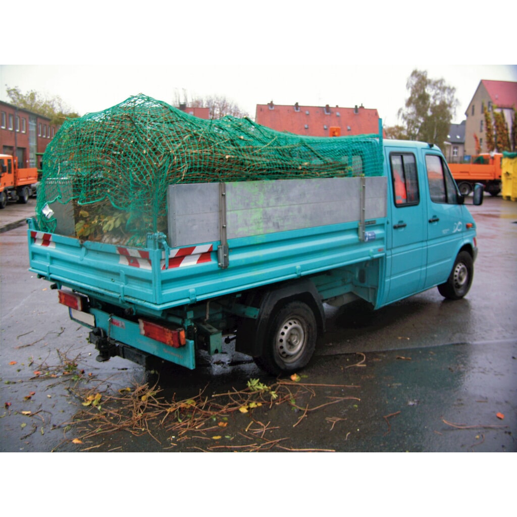 Dolezych Flatbed afdeknet, knooploos, allround rand, maaswijdte 35 mm, afmetingen 1,50 x 2,70 m Product afbeelding: Dolezych Flatbed afdeknet, knooploos, allround rand, maaswijdte 35 mm, afmetingen 1,50 x 2,70 m