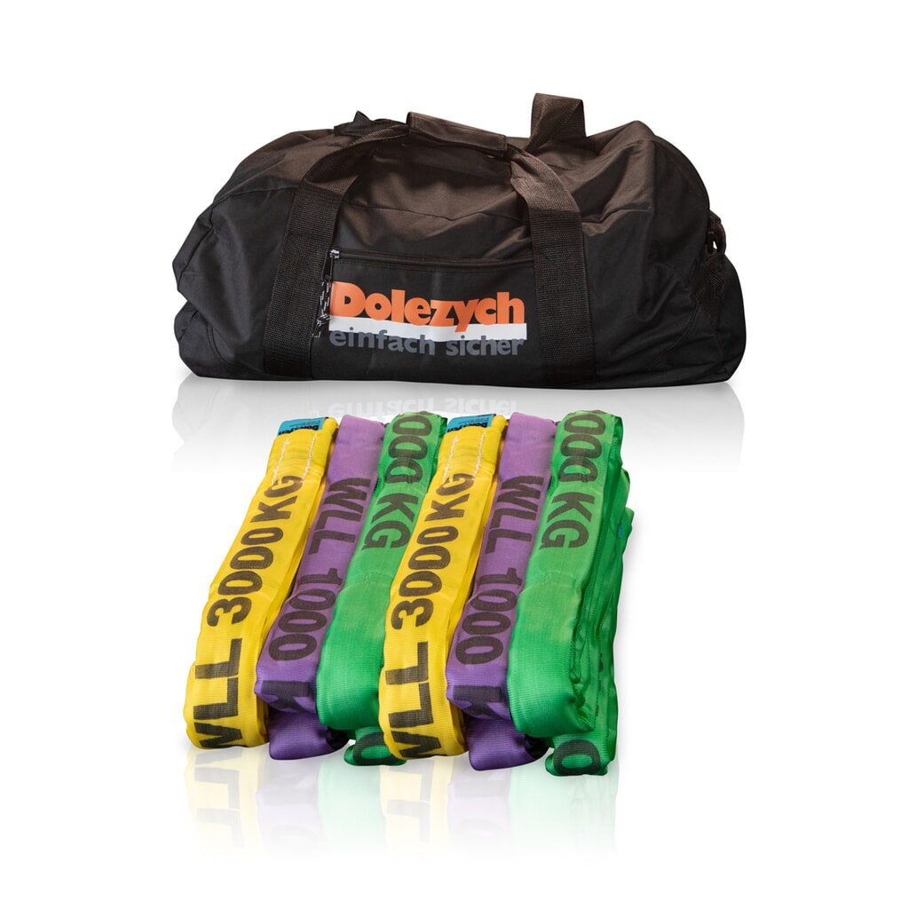 Dolezych Ronde Sling Set 20 Delig inclusief Tas Product afbeelding: Dolezych Ronde Sling Set 20 Delig inclusief Tas