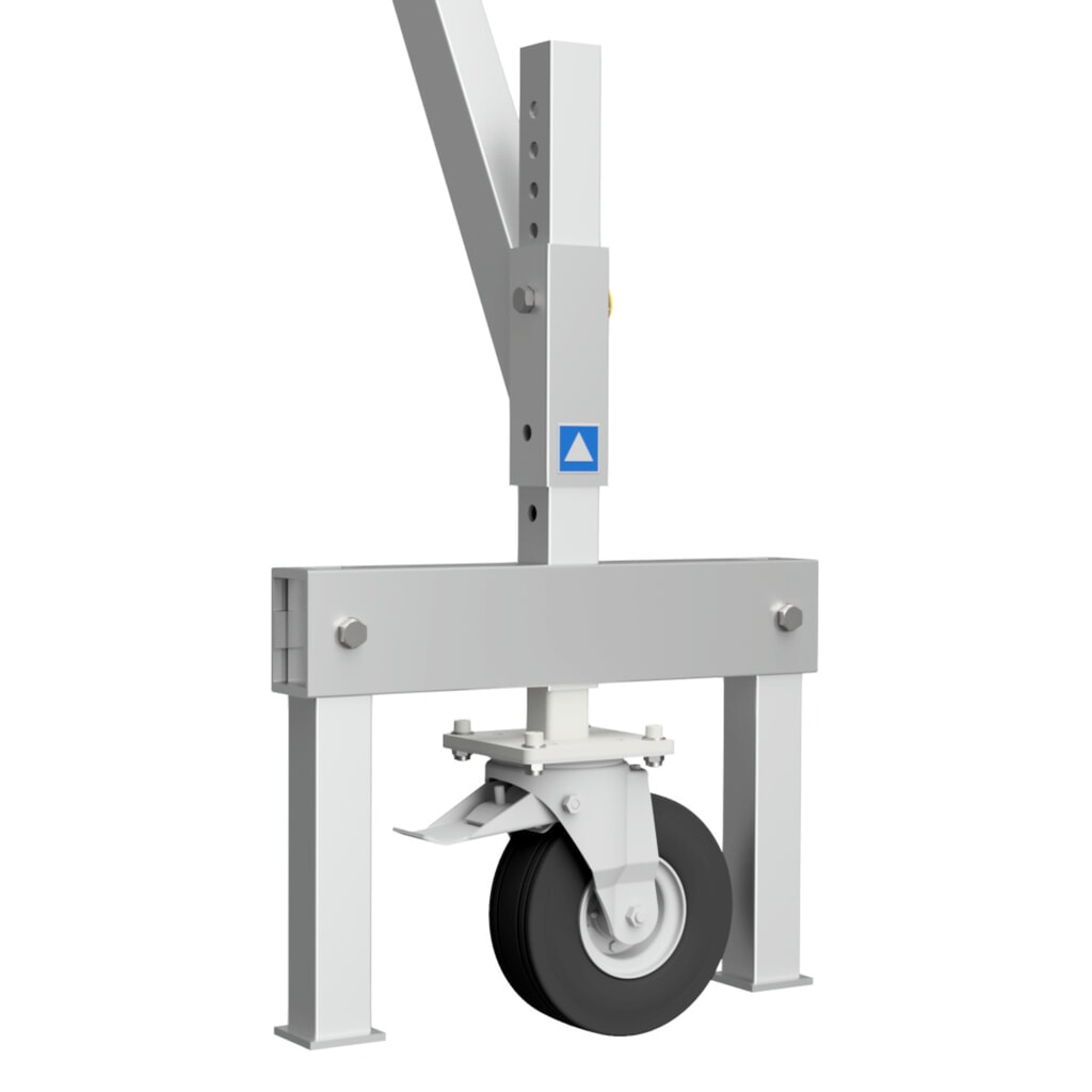 Dolly voor aluminium portaalkraan SCHILLING, voor gebruik binnen en buiten Product afbeelding: Dolly voor aluminium portaalkraan SCHILLING, voor gebruik binnen en buiten