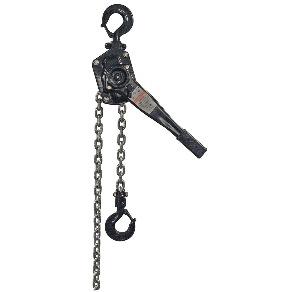 Product afbeelding: Dolyzech zwarte serie ratelhendel takel, laadcapaciteit 750 kg, lengte 1,50 m