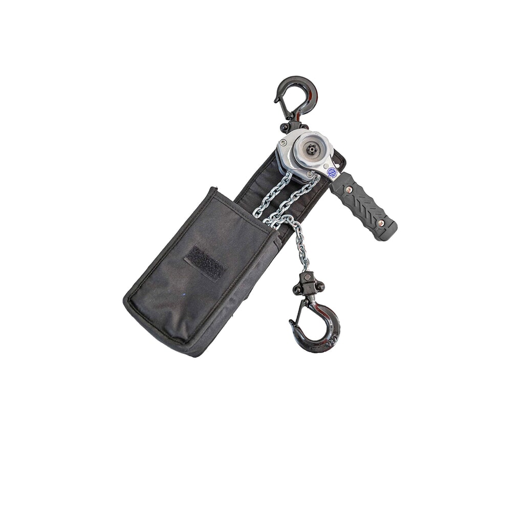 Product afbeelding: Dolyzech zwarte serie compacte ratelhendel takel, laadcapaciteit 250 kg, lengte 1,50 m