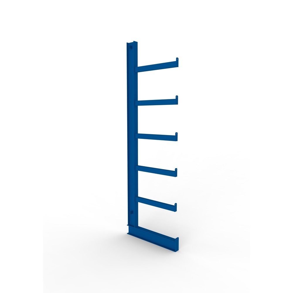 Product afbeelding: Draagarm staander ATLAS ST voor legbordstelling META, eenzijdig, RAL 5010 gentiaanblauw, hxd 2.000 x 500 mm