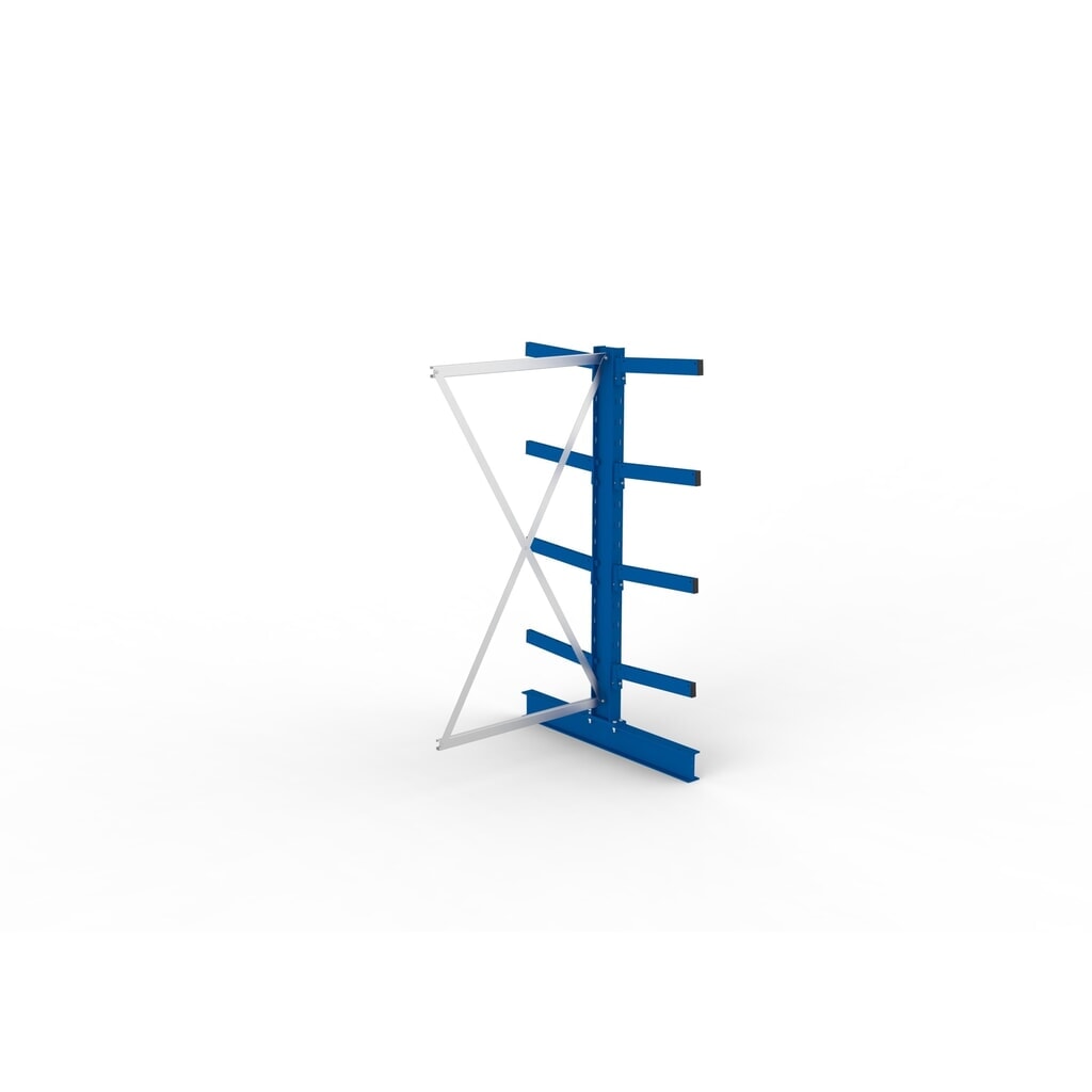 Aanbouwelement draagarmstelling META, dubbelzijdig, draagvermogen per arm tot 430 kg, hxbxd 2.000 x 1.030 x 1.240 mm Productafbeelding nr. 2: Aanbouwelement draagarmstelling META, dubbelzijdig, draagvermogen per arm tot 430 kg, hxbxd 2.000 x 1.030 x 1.240 mm