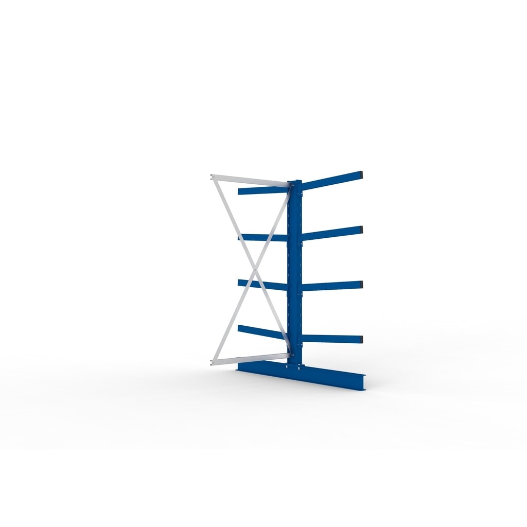 Aanbouwelement draagarmstelling META, dubbelzijdig, draagvermogen per arm tot 250 kg, hxbxd 2.000 x 1.030 x 1.840 mm Product afbeelding: Aanbouwelement draagarmstelling META, dubbelzijdig, draagvermogen per arm tot 250 kg, hxbxd 2.000 x 1.030 x 1.840 mm
