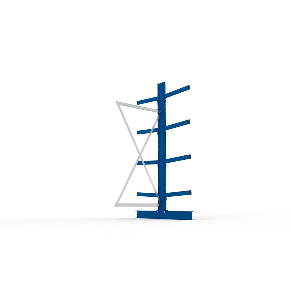 Aanbouwelement draagarmstelling META, dubbelzijdig, draagvermogen per arm tot 355 kg, hxbxd 2.500 x 1.030 x 1.440 mm Productafbeelding nr. 3: Aanbouwelement draagarmstelling META, dubbelzijdig, draagvermogen per arm tot 355 kg, hxbxd 2.500 x 1.030 x 1.440 mm