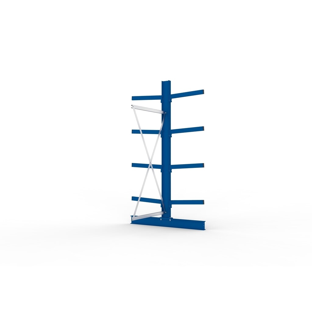 Aanbouwelement draagarmstelling META, dubbelzijdig, draagvermogen per arm tot 355 kg, hxbxd 2.500 x 1.030 x 1.440 mm Productafbeelding nr. 4: Aanbouwelement draagarmstelling META, dubbelzijdig, draagvermogen per arm tot 355 kg, hxbxd 2.500 x 1.030 x 1.440 mm
