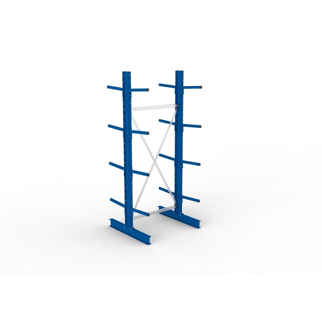 Productafbeelding nr. 4: Basiselement draagarmstelling META, dubbelzijdig, draagvermogen per arm 220 kg, hxbxd 2.500 x 1.094 x 1.020 mm