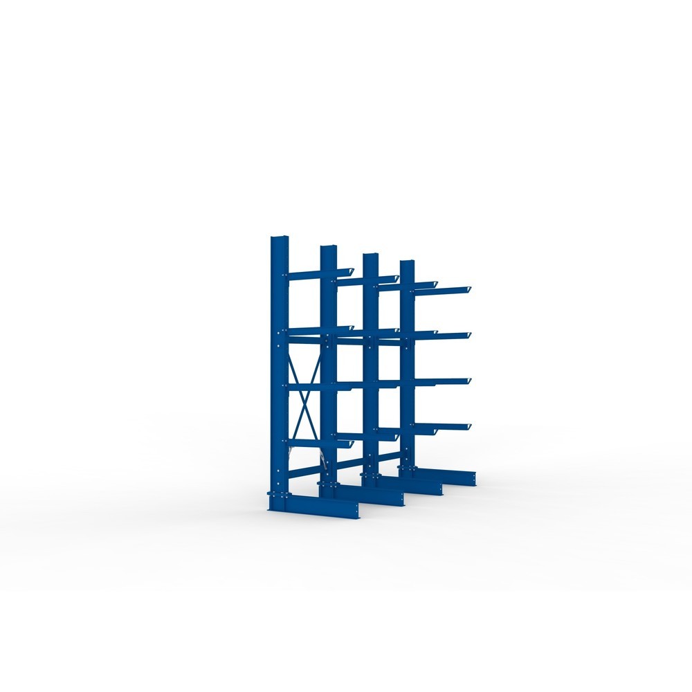 Productafbeelding nr. 4: Complete draagarmstelling voor zware lasten META, enkelzijdig, draagvermogen per arm 630 kg, hxbxd 3.000 x 3.090 x 1.135 mm, 4 staanders