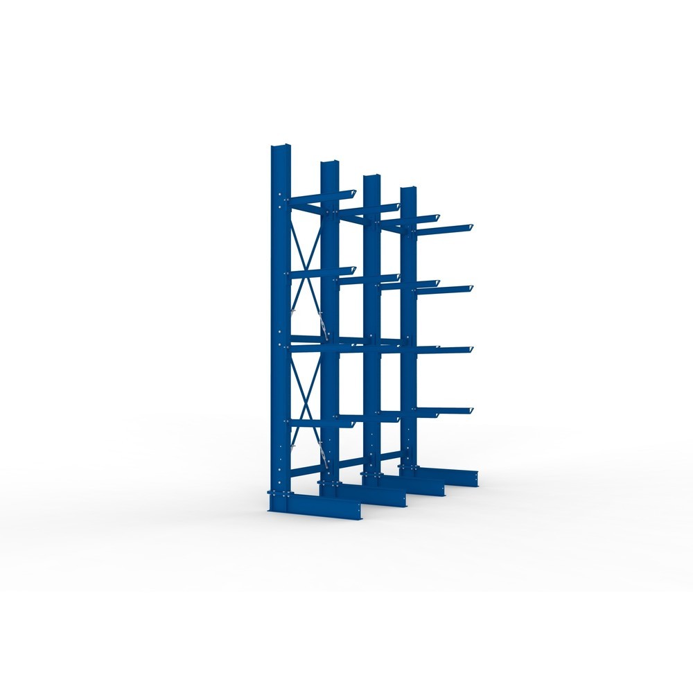 Productafbeelding nr. 4: Complete draagarmstelling voor zware lasten META, enkelzijdig, draagvermogen per arm 630 kg, hxbxd 4.000 x 3.100 x 1.155 mm, 4 staanders