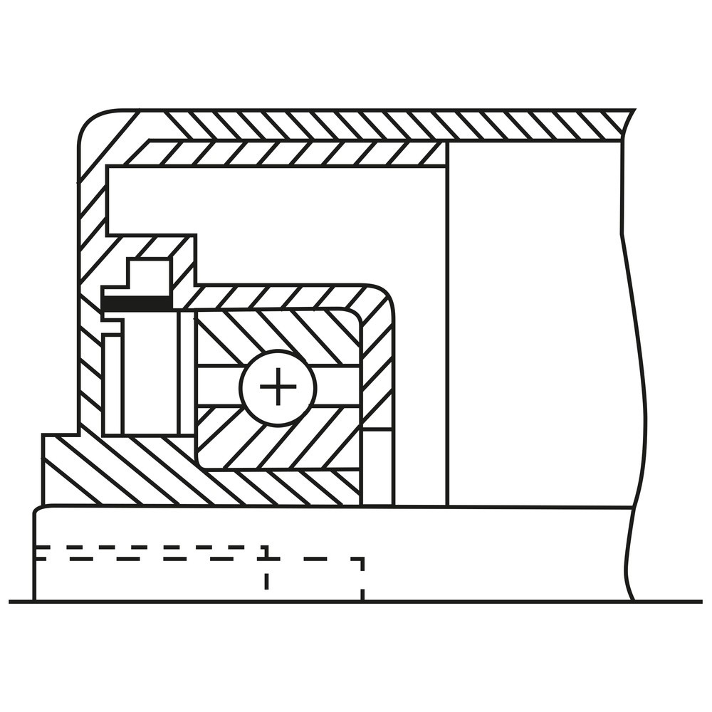 Productafbeelding nr. 3: Draagrol voor rollenbanen, kunststof, veeras, Ø 50 mm, lengte 200 mm, cap. 100 kg